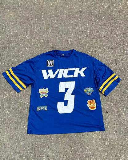 Y2K Hip Hop New Gothic Men V-Neck Sports Short Sleeved Street Clothing Couple T-Shirt American Sportswear Graphic T Shirts